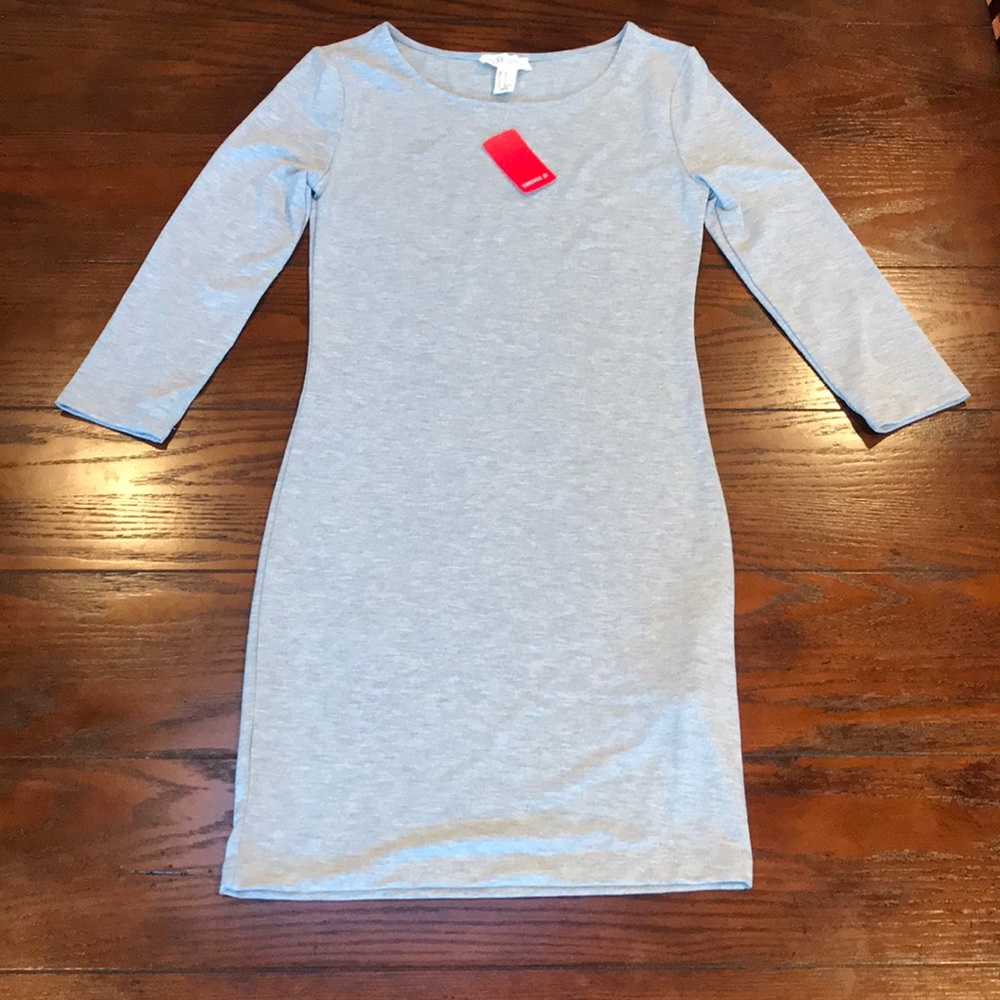 FOREVER 21//// Grey Long Sleeve dress